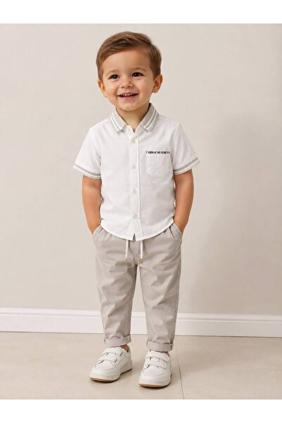 Ugly Duck 01-05 Years Old Shirt and Pants Set - White
