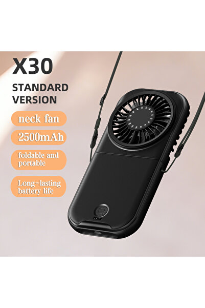 choice2 مروحة صغيرة محمولة باليد X30 USB سوداء، مروحة مكتبية صغيرة قابلة للطي...