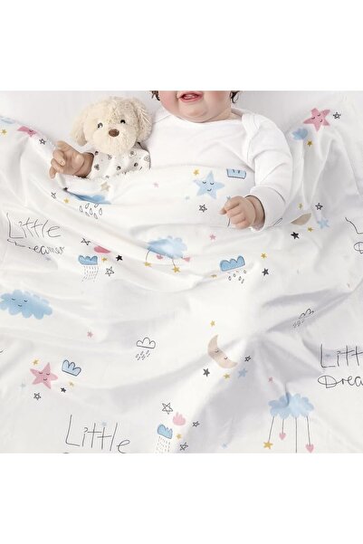 CREVENT 76X102CM Cute Plush Cozy and Warm Fleece Baby Blanket for Girls Infan...