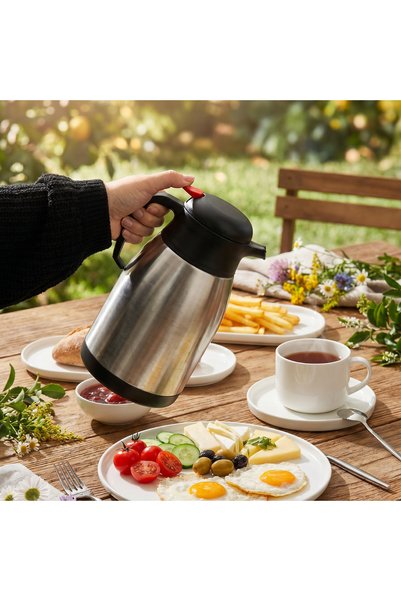 Mayden Concept 1.5 L Stainless Steel Thermos Jug |   Double Layer Thermal Ins...