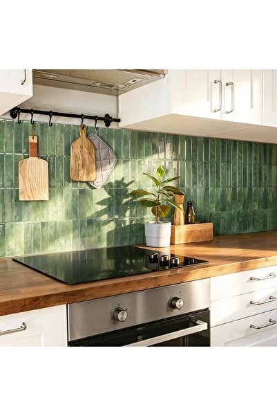 Tazweeq 5 Sheets of Peel and Stick Backsplash, 3D Adhesive Peel, 11.43" x 9" ...