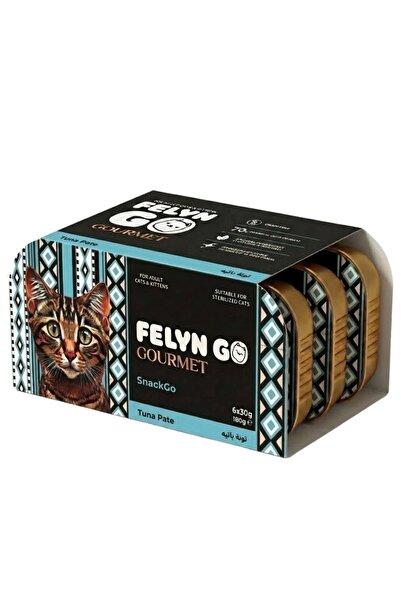 FelineGo فيلاين قو أكل رطب فاخر يعتبر مكافأت للقطط سناك قو تونة باتيه 6×30جم