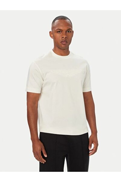 BOSS BEYAZ LOGOLU ERKEK T-SHIRT