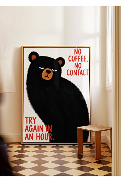 ARTHOUSECOLLECTIVE Колекция изкуство с кафе и животни - Безконтактно - Плакат...
