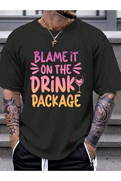799 100% Cotton Blame It On The Drink Package Friend Cruise Trip Matching Wom...