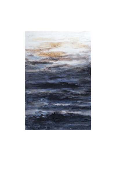 Crestview Collection Reem's Waves Wall Painting