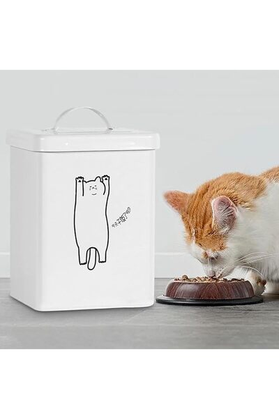 Paporich Pet Food Storage Container, Large Pet Snack Container, Dog and Cat F...