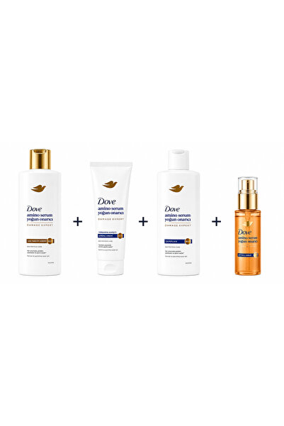 Dove amino serum yoğun onarıcı saç bakım seti
