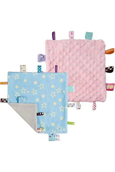 CREVENT 76x102cm Cozy Soft and Warm Mink Baby Blanket with Sherpa Backing, Pa...