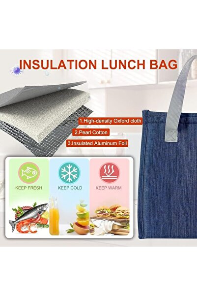 GENERAL Mylindde Lunch Bag, Insulated Lunch Tote Bag with Adjustable Strap, R...