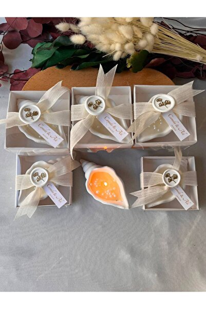 cev den store İstiridye Mumluk Söz Nişan Düğün Nikah Düğün Hediyeliği 20 Adet