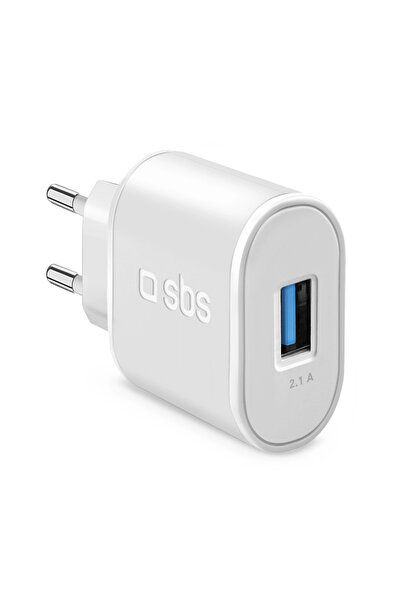 SBS Încărcător de perete de 10W pentru telefoane cu USB-A, compatibil cu Appl...