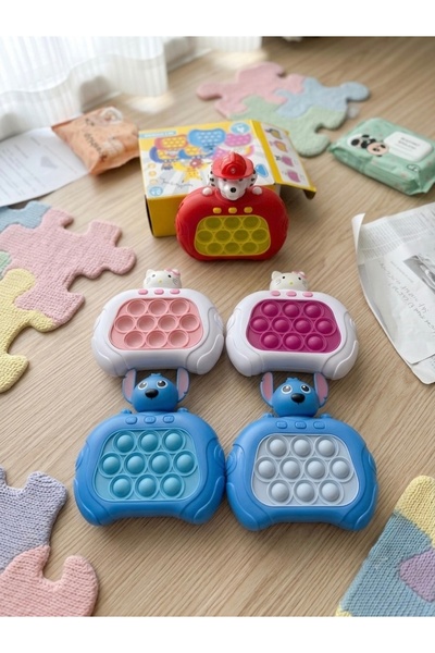 Genel Markalar Stitch Hello kitty ve paw petrol temalı ışıklı sesli popit (pi...