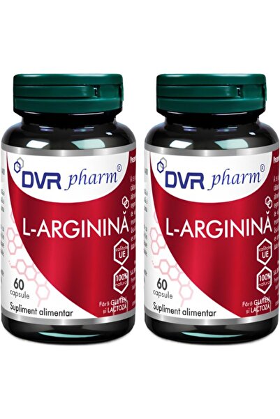 DVR Pharm Pachet L-arginina cristalizata pura 400mg, sustine performanta fizi...