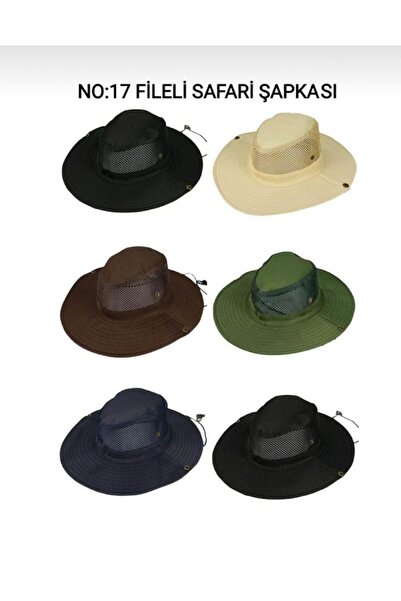 Marsilyan No-17 Meshed Safari Hat () Ilkel-Grp9Y84