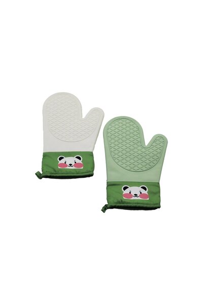 GeeS Global Silicone - Colorful Oven Gloves with Heat-Resistant Fabric Inside...