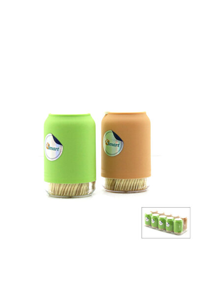 Marsilyan 10 Pieces Salt Shaker Model Toothbrush Transparent Glass Colorful P...