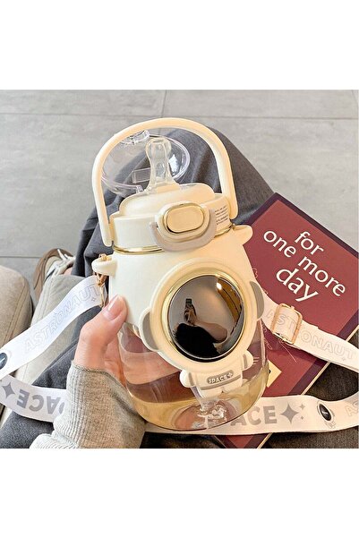 Arabest Water Bottle with Straw,Cute Astronauts Design,Portable,Leakproof,BPA...