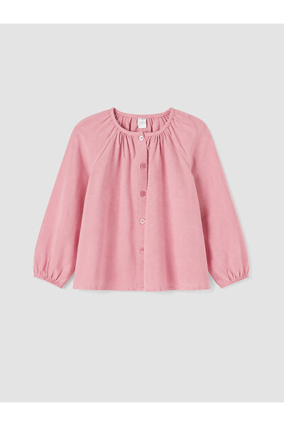 LC Waikiki Zero Roba Collar Gathered Girl's Shirt from Uzg Store for Style En...