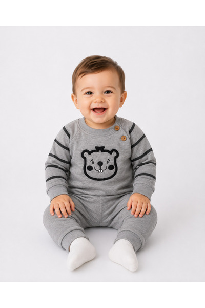 bebekyol Happy Bear Baby Boy Set
