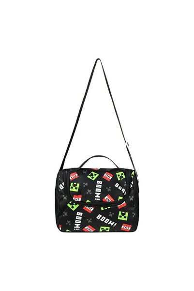 ATHLETIC Cube Patterned Triple Children's Primary School School Bag Set (Bag Thermal Lunch Bag Pen Holder Keychain Accessory)