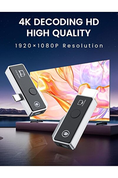 NALACAL جهاز إرسال واستقبال HDMI لاسلكي، يدعم Type-C 3.1 (مع بروتوكول DP) لله...