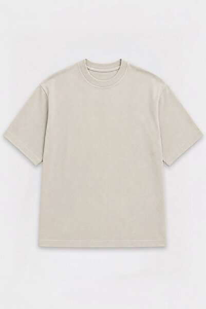 Antioch Beige Crop Fit Men's T-Shirt