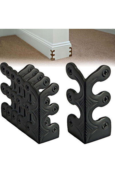 STARSTAR Baseboard corner protectors,retro decorative metal guards for furnit...