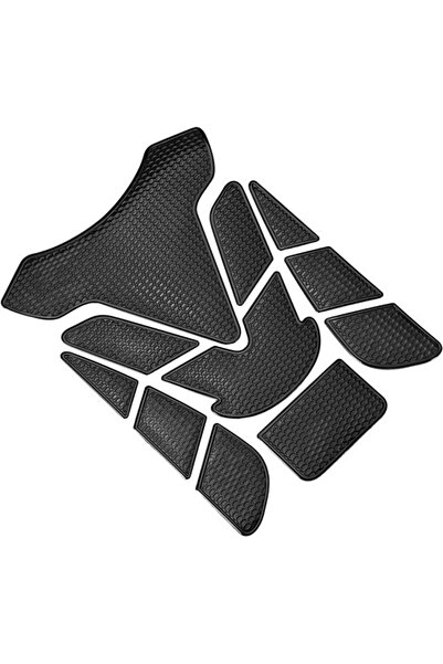 STARSTAR Universal Motorcycle Fuel Tank Sticker - Protective - Black