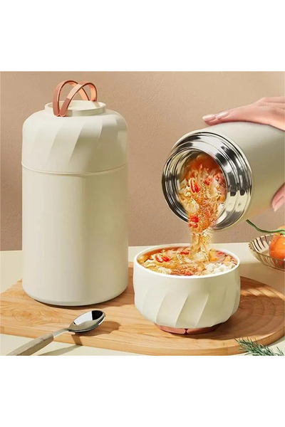 STARSTAR 500ml insulated container, stainless steel food warmer, food contain...