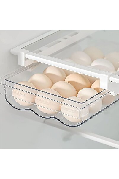 STARSTAR Transparent drawer egg storage box, equipped with drawers and compar...