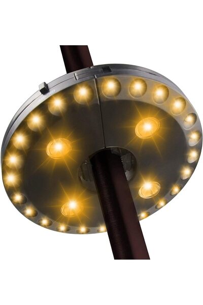 STARSTAR Cordless LED Patio Umbrella Light (Battery Powered, Warm White)