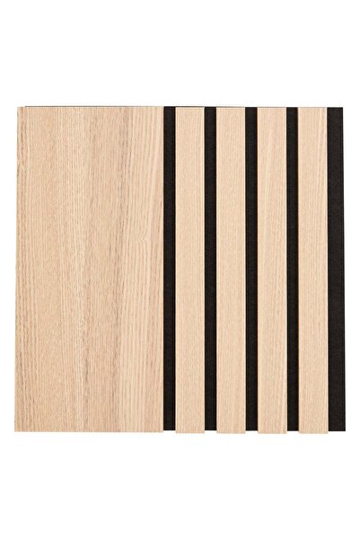 Atmosphera Set de 3 panouri decorative din șipci de lemn Colva - Aspect steja...