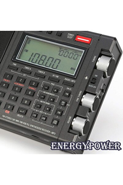 Tecsun Radyo PL-990 Taşınabilir Tam Bant Radyo Alıcısı FM LW MV SW SSB Radyo ...