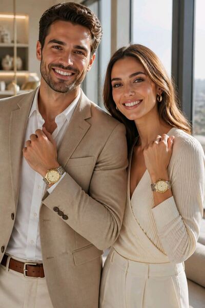 Monalisa Home Premium Metal Strap Watch