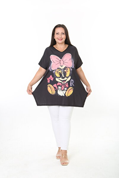 XL Modam Women's Lycra Viscose Printed Plus Size Tunic