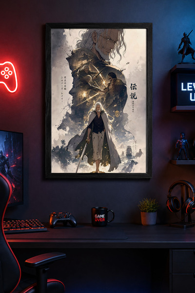 Charmbi Silvers Rayleigh Tablou modern de perete cu ramă neagră Poster cu fin...