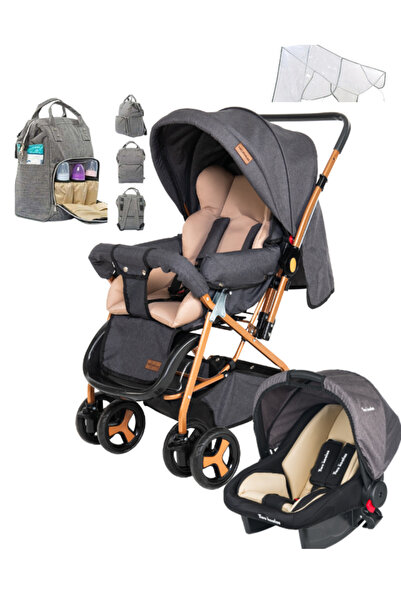 Ünal Travel Sistem Bebek Arabası ,Taşıma Puseti Ve Anne Bebek Çantası Yağmurl...