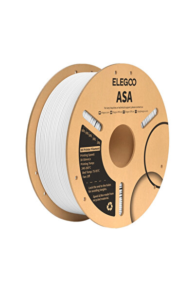 ELEGOO Filament Asa Plus Pentru Imprimantă 3D Eder Eder 3 Pro Alb