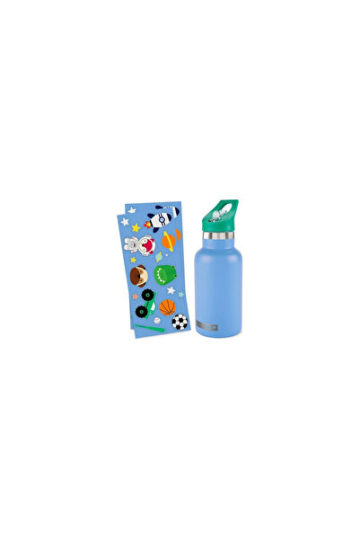 Skip Hop Termos cu cioc și autocolante, albastru, 380ml