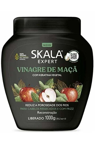 SKALA EXPERT كريم معالجة الشعر بالكيراتين وخل التفاح 1000 مل