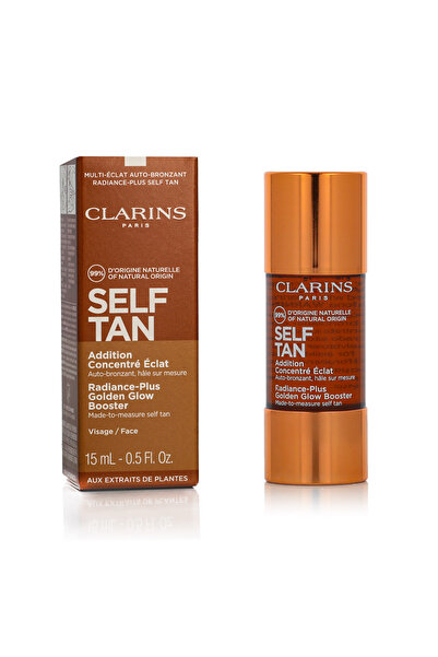 Clarins Самозарядващ бустер за златист блясък Radiance-Plus 15 мл