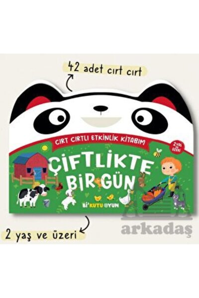 Bi Kutu Oyun Cırt Cırtlı Etkinlik Kitabım – Çiftlikte Bir Gün (2+ Yaş)