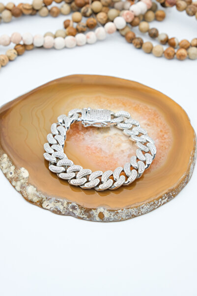 Serenite Collection Vortex Silver Color Bracelet Zircon