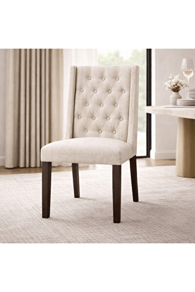 Roots Furniture كرسي طعام مونتيتشيلو كريم كابتينز سايد