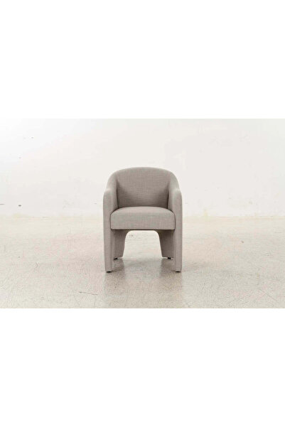 Roots Furniture كرسي طعام سولي باللون الرمادي
