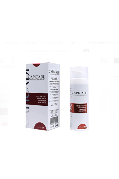 Capicade LEKE KARŞITI KREM SPF 30 50 ML
