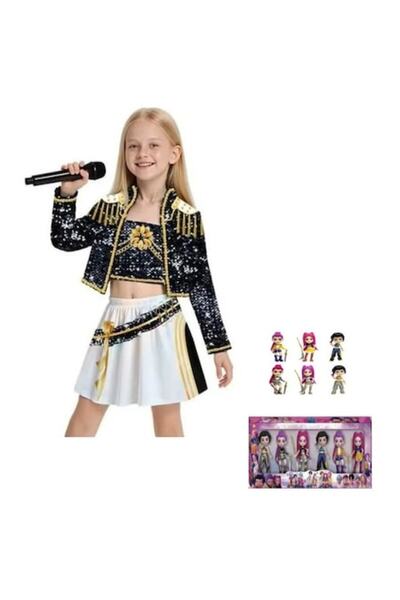 Funny Party Team Set costum și 6 figurine cosplay KPop Demon Hunters, Mira, 7...