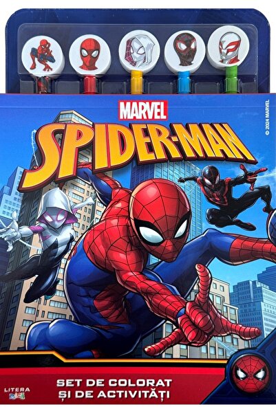 Litera Spider-Man. Set de colorat si de activitati