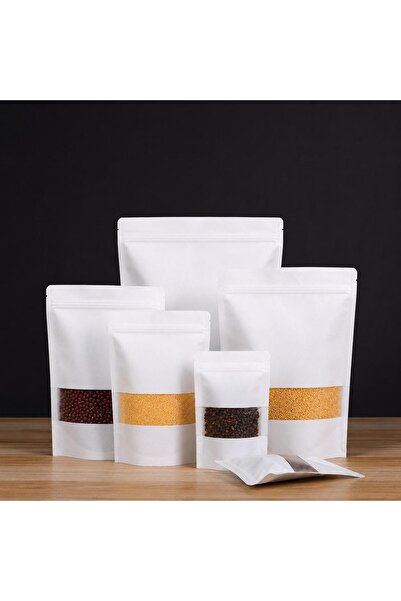 Genel Markalar BEYAZ KRAFT KİLİTLİ DOYPACK 20X30 CM